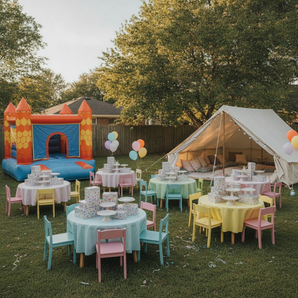 Birthday Party Rentals - No Face and No Text